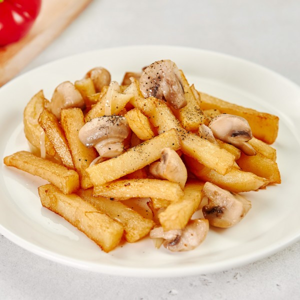 Картофель жареный с грибами Картофель жареный с грибами