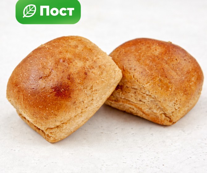 Булочка постная ржаная